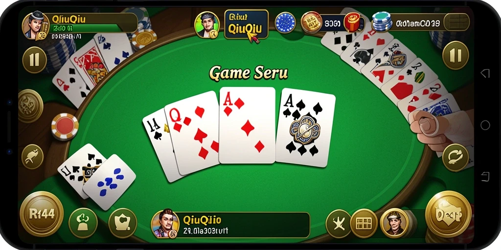 Gameplay QiuQiu yang mendebarkan dan seru di RR44.